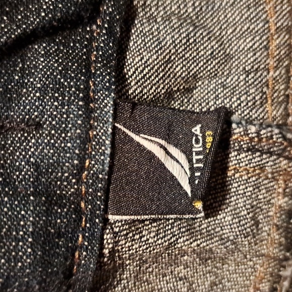 Nautica boys size 3T dark wash jeans with adjustable waist, EUC - Picture 3 of 4